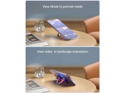 MagSafe Handygriff Magnetische Ringhalterung mit Verstellbarem Ständer Colorf