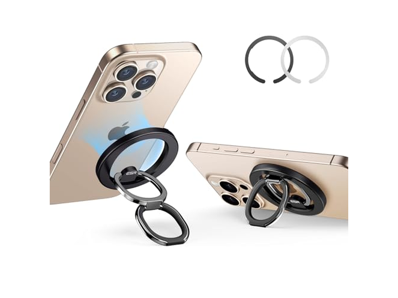 MagSafe Telefongriff mit Verstellbarem Ständer für Smartphones 2 Metallring