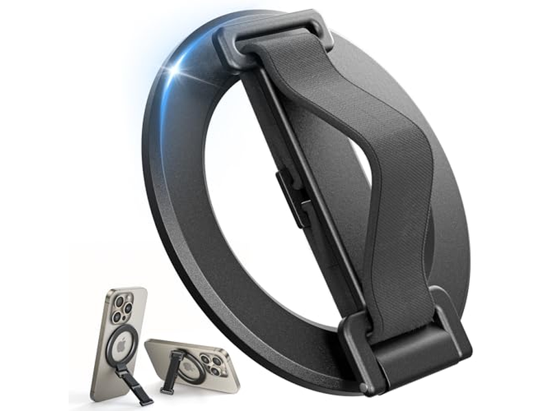 MagSafe Telefongriff mit Fingerriemen Abnehmbare MagSafe Ringhalterung