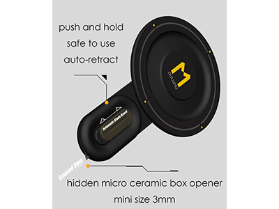 MagSafe Standgriff - Abnehmbarer 360-Grad-Verstellbarer Telefon-Kickstand - Schwarz