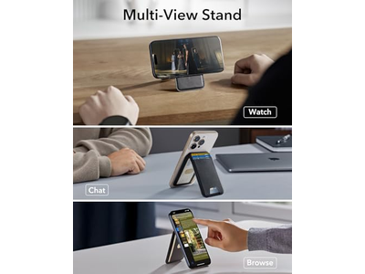 MagSafe Portemonnaie 5 Kartenhalter Rfid Blockierung Schlank Verstellbaren Ständer