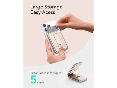 MagSafe Geldbörse mit 5 Kartenhalter Verstellbarer Ständer Rfid-Blocking