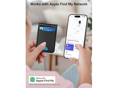 MagSafe Geldbörse mit Meinen Magnetkartenhalter Finden Verstellbarer Ständer 6