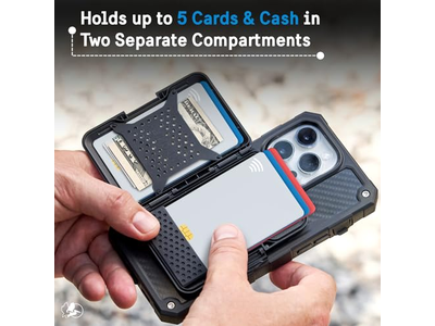 MagSafe Geldbörse mit Rfid-Blockierung - Magnet-Handy-Geldbörse für Bargeld und