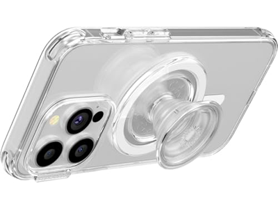 Telefongriff für MagSafe mit Kickstand und Sicheren Halt - Klar