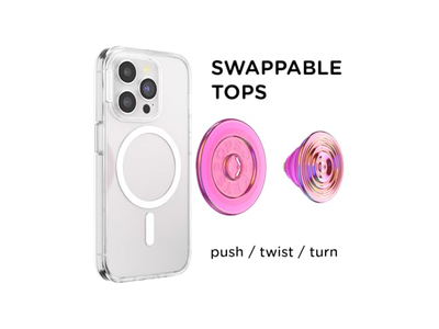 Telefongriff mit Ständer Magnetischer Ständer Swapable Oben Sicheren Halt