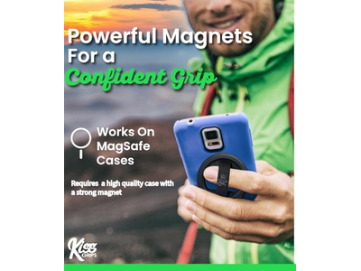 Telefongriff mit Schlaufe und Kickstand - Magnetisches 360-Grad-Spin-Stativ