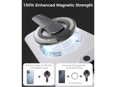 Telefongriff mit Magnetring und 360 Grad Rotation für Alle Telefone