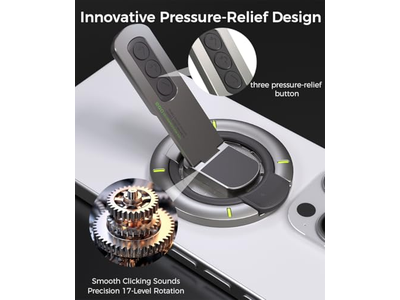 Telefongriff mit Magnetring und 360 Grad Rotation für Alle Telefone