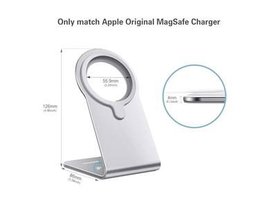 Ständer für MagSafe Ladegerät Creadream Aluminium Standhalter