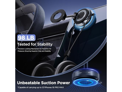 Saugnapf Telefonhalterung mit Waschbaren Nano Gel Pads