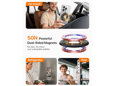 Zweiseitige Magnet Handy-Ringhalter