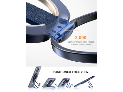Ultra Telefongriffständer mit Auswechselbarer Elastischer Fingerschleife und Magnet