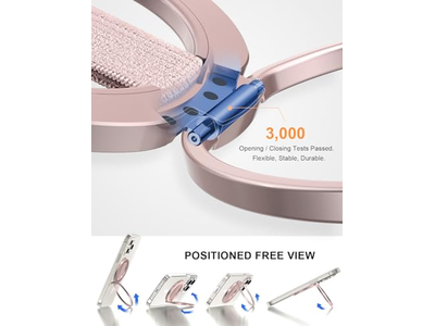 Ultra Telefongriffständer mit Auswechselbarer Elastischer Schlaufe und Magnetischem Halt