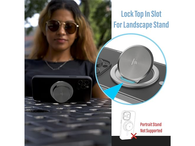 Ultradünner Griff für MagSafe- Einhand-Pop-Ständer Abnehmbar für Chargi