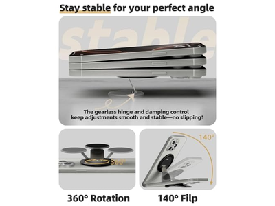 Ultradünner MagSafe Handygriff Multi-Winkel Ringhalter mit 360 Grad