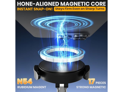 Vakuum Magnetische Telefonhalterung mit Klemme