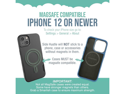 Veganes Leder Schlank Abnehmbare Magnetkartenhalterung für MagSafe-Handys