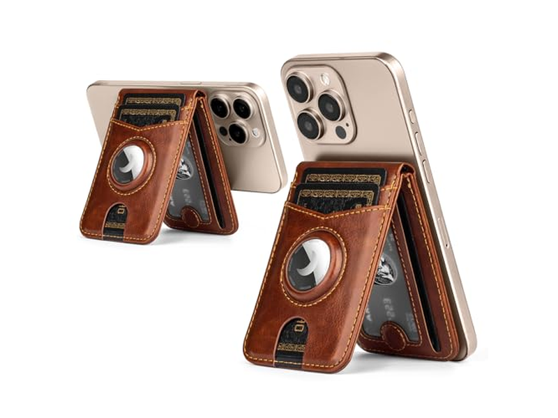 Brieftasche Ständer mit Airtag Halter Rfid Sperrkartenhalter 5 Karte Slo